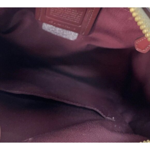 Coach Rowan Satchel Bag in Blocked Signature Canvas, Classic Elegant Office - Picture 5 of 5